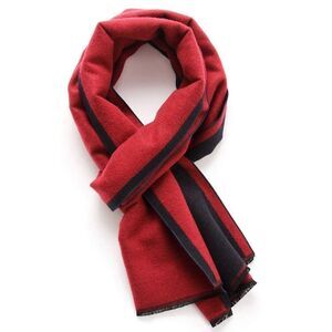 NEW Soft Lusm France Men’s Lightweight Wool Scarf Winter